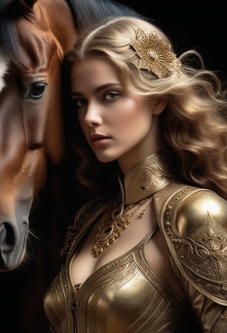 portrait of a woman, 
sketch on old paper, 
beautiful young gypsy woman a horse, 
highly detailed face, 
luxurious curly hair fluttering in the wind, 
complex artistic masterpiece, 
innocence, 
film poster with matte painting, 
Golden ratio, 
trending cgsociety, 
difficult, 
epic, 
trending on artstation, 
from artgerm, 
hour p. Giger and Beksinski. very detailed, 
bright, 
presentation of characters from a production film, 
ultra high quality model, 
NF, 
complex artistic masterpiece, 
sinister, 
film poster with matte painting, 
Golden ratio, 
trending cgsociety, 
difficult, 
epic, 
trending on artstation, 
from artgerm, 
hour p. Giger and Beksinski, 
very detailed, 
bright, 
production of cinematic character renderings, 
ultra high quality model, 
sf, 
intricate artwork masterpiece, 
ominous, 
matte painting movie poster, 
golden ratio, 
trending on cgsociety, 
intricate, 
epic, 
trending on artstation, 
by artgerm, 
h. r. giger and beksinski, 
highly detailed, 
vibrant, 
production cinematic character render, 
ultra high quality model, 
Watercolor, 
trending on artstation, 
sharp focus, 
studio photo, 
intricate details, 
highly detailed, 
by greg rutkowski
