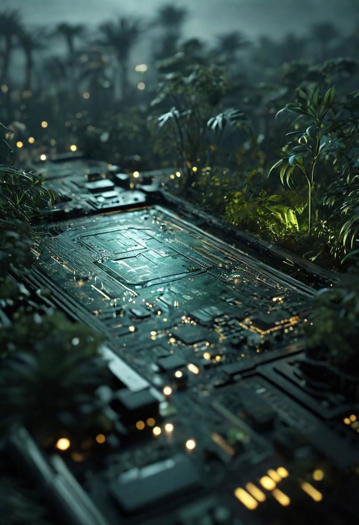 Dark Futuristic Circuit Boards image by tHeSenTineL