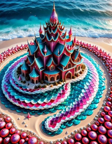 lazympos,high_quality,highres,beautiful,detailed,(masterpiece, best quality:1.2),absurdres,8k,HDR,retro,perfect lighting,
(maximum ultra high definition image quality and rendering:3),maximum image detail,maximum realistic render,(((ultra realist style))),realist side lighting,8K high definition,realist soft lighting,
(A surreal underwater world:1.3),Scaleboundsdxl,where RedDish-Pink Scales Coral Castle drips glowing pearlescent syrup,White Scales jellyfish float like silk lanterns on the pearly sand,
glowing mermaid depicting ocean currents with swirling light and flowing pigments,magical realism,photo-like style,intricate lighting made of L1qu1DP34RL,metallic,pearlescent,main gold and teal with a hint of magenta highlights,
<lora:lazympos:1>,<lora:TrendCraft_The_Peoples_Style_Detailer-v2.1A-3_12_2025-SDXL:1>,<lora:scaleboundsdxl:1>
