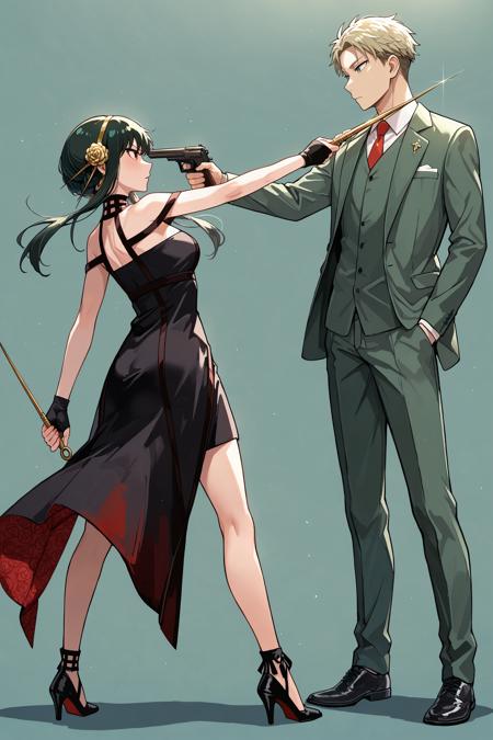 (IL Pose) Mexican Standoff (pointing weapons at each other) v1.0