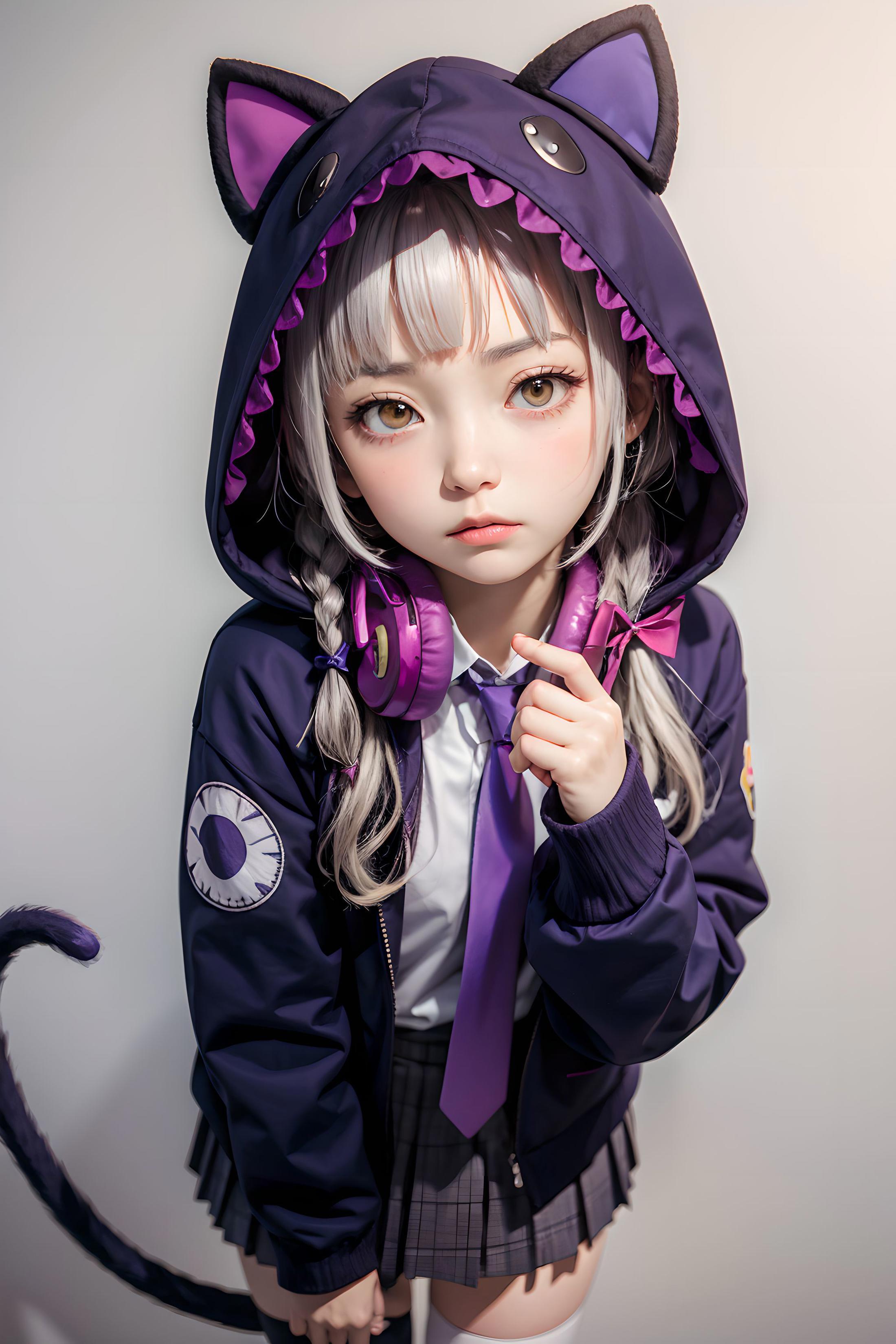 Murasaki Shion 紫咲シオン / Hololive image by shenkeng