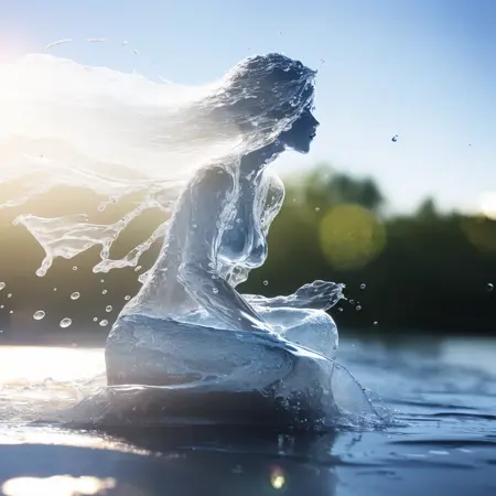 Special effects water art style