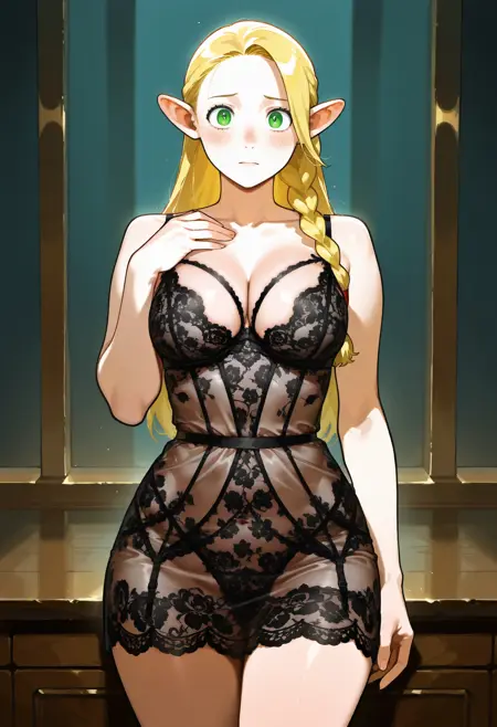 Spank Me Lace Lingerie Dress