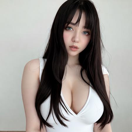 realistic, photorealistic, detailed, beautiful, RAW photo, film grain,

Alina_Becker, blue eyes, black hair, wearing a white dress, facing viewer, photo background

 <lora:Alina_Becker-10 (1):0.7>