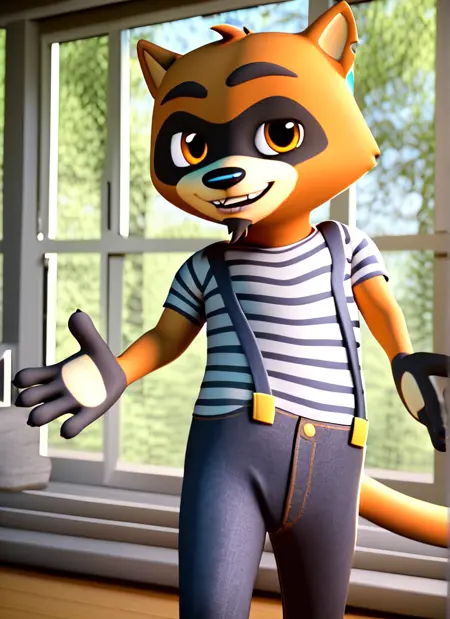 Roy Rakoon - talking tom and friends (PonyXL V6)