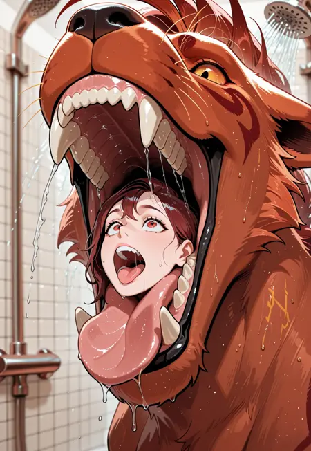 Vore | Head in mouth