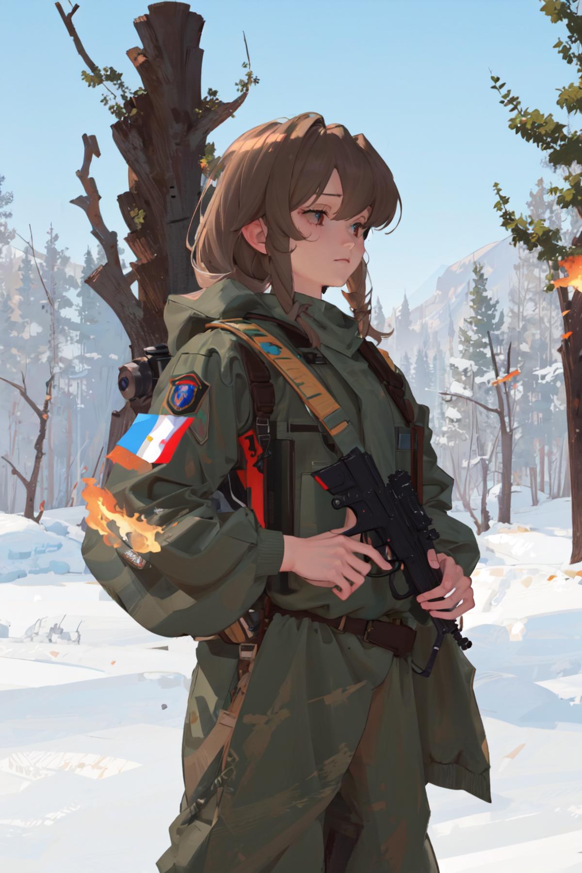 Military Russian Waifu image by cumetani