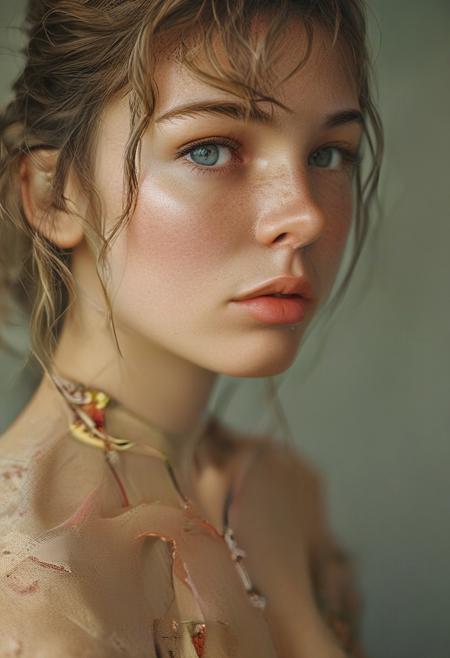 (Portrait of two thirds of the height:1.8), 1girl, pretty girl, blushing, shy, embarrassed, blonde-brown hair,  cute, beautiful hair, brown-blonde hair, perfect green eyes, perfect skin, (cute:1.2), pretty girl, (huge round breasts:1.3), (narrow shoulders:1.9), (narrow waist:1.9), (24 years old), (perfect oval face), korean, (huge round buttocks:1.7), (wide hips:1.5), (hourglass figure:1.9), (skinny body:1.9), (huge round ass:1.6),  (close view:1.5), looking at viewer, open eyes, beautiful eyes, high, happy face, exciting, (office pencil skirt:1.8), (teacher outfit:1.7), (cute braids with bows:1.5), (neatly styled hair:1.5), neat hairstyle, (back view:1.6), (fullbody dressed:1.5), (face focus:1.9), tall girl, 
BREAK,
(Colorfur:1.5), (school classroom), 
BREAK, 
score_9, score_8_up, score_7_up, masterpiece, high-definition, 4k 8k, DSLR, analog film, subsurface scattering, incredibly detailed face and eyes, skin details, subtle skin blemishes, 
Sunny lighting, evenly lit, 4K, ultrahigh resolution, 4K, 8K,
(Reddit, real life photo, raw, Ukranian:0.4), zPDXL2, zPDXLrl