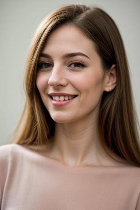 young girl smiling