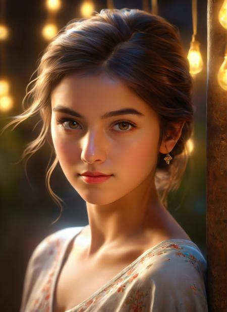 great photo a girl, Accent Lighting, Global Illumination. Extremely high-resolution details, photographic, realism pushed to extreme, fine texture, incredibly lifelike