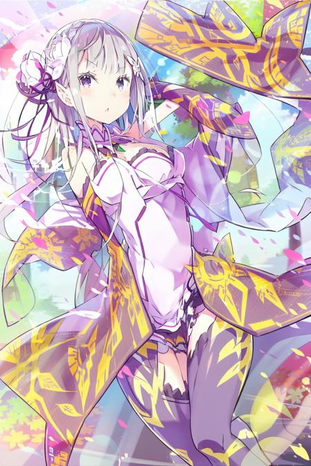 emilia \(re:zero\), <lora:emilya-000030:1>