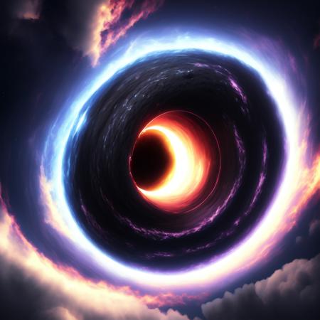 (BlackHoleGate style:1) a computer generated image of a black hole in the sky <lora:BlackHoleGate:1>