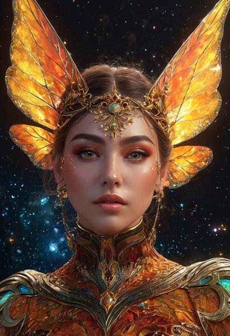 Fantasy celestial entity, 
whole body view, 
surrealism, 
alcohol ink, 
double exposure, 
godly aura, 
energy body, 
perfect face, 
glowing eyes, 
alluring, 
holografic colours, 
orbs of magic, 
fairy wings, 
outer space, 
8k, 
UHD, 
masterpiece, 
hight resolution, 
delicate detail, 
hyper realistic, 
highly detailed, 
perfect composition, 
gorgeous, 
beautiful, 
detailed, 
insanely detailed, 
octane render, 
trending on artstation, 
8k artistic photography, 
photorealistic, 
concept art, 
soft, 
natural, 
volumetric, 
cinematic, 
natural light, 
sf, 
intricate artwork