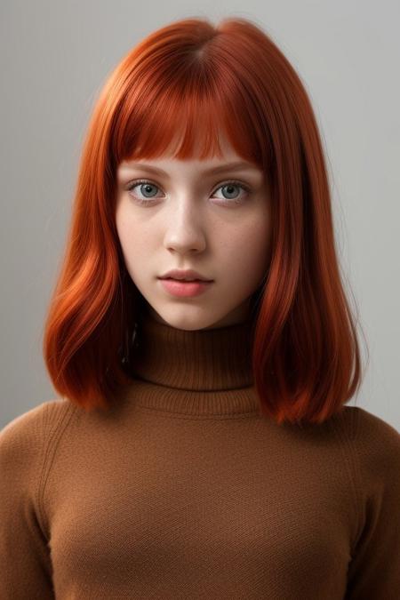 rank_9, rank_8, rank_7, redhead girl, named giulia, downblouse, small tits, fit body, brown eyes