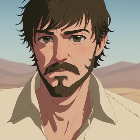 Pedro Pascal <lora:TrigunStampede:0.65>