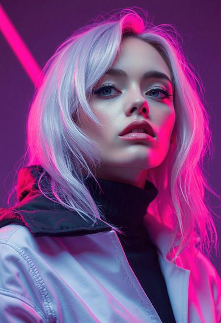 high quality design aesthetics, synth pop, detailed, pop album cover, beautiful young white woman