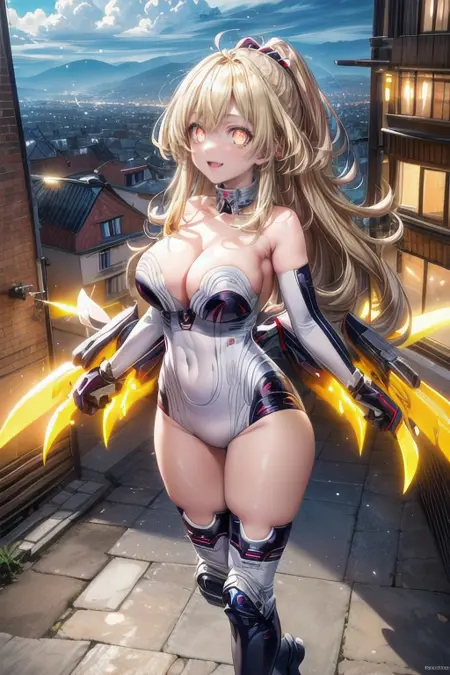 HyperDimension Neptunia Piko/Peashy (Yellow Heart HDD)