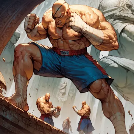 Sagat Street Fighter Franchise
