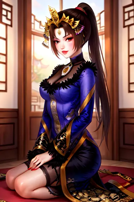 Zhen JI - Zhen Fu (Dynasty Warriors 4) / 甄姬 - 甄宓 (真·三國無雙3)
