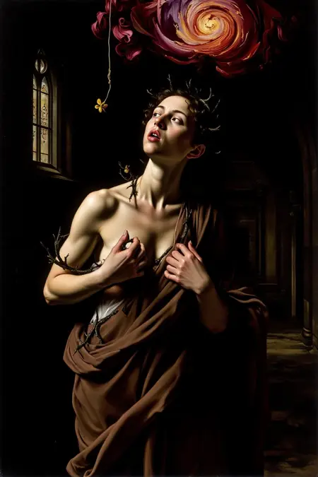 Italian Baroque: Caravaggio Oil Painting Style