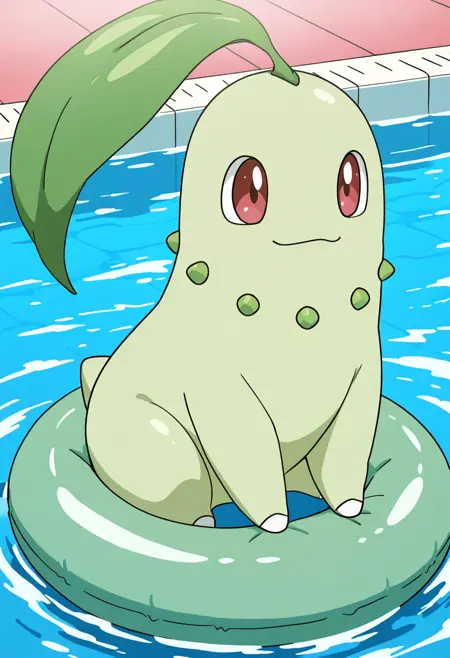 Chikorita (Pokemon) (Pokedex #0152) [Illustrious]