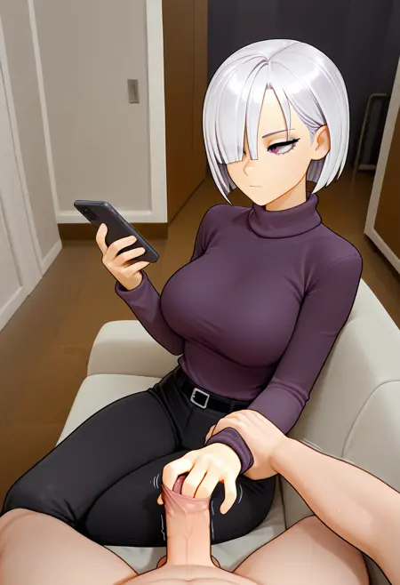 foreskin finger insertion