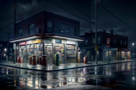 Corner store building(街头小店)LoRa