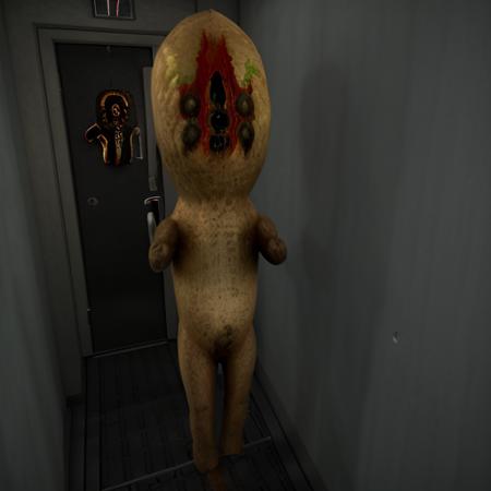 Here's a simple cute SCP-173 I made about a year or longer ago