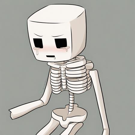 Skeleton [Minecraft] | Pony + Illustrious Illustrious