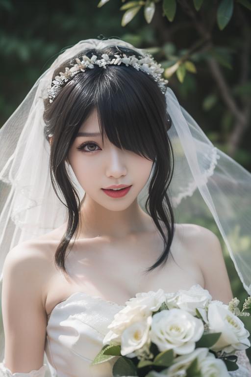 时崎狂三 婚纱 tokisaki kurumi wedding dress image by Thxx
