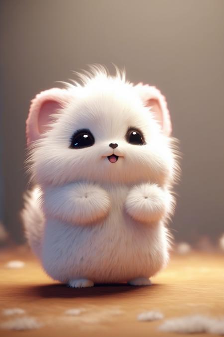 <lora:Cute Animals:1>Cute Animals - fantastic creature anime simple tiny cute flaphy and soft pretty little animal ultra realistk fur