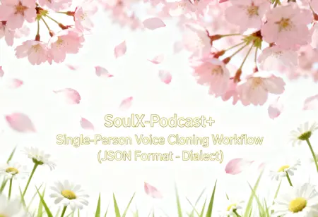 SoulX-Podcast+ Single-Person Voice Cloning Workflow (JSON Format - Dialect)