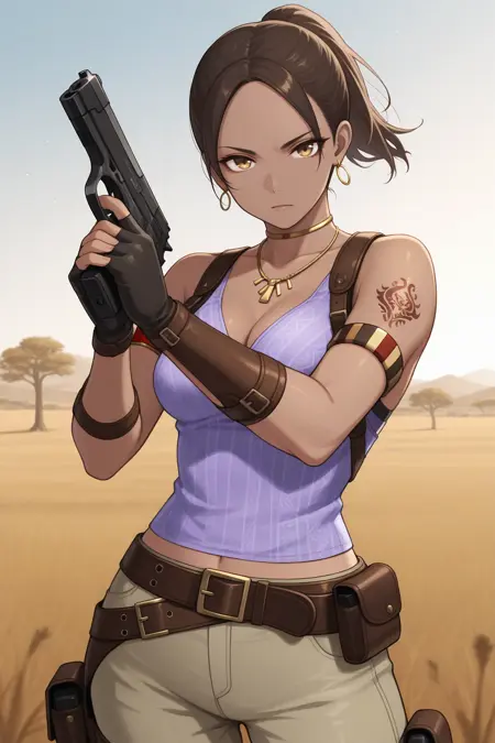 Sheva Alomar シェバ・アローマ | Resident Evil | 3 Outfits [IllustriousXL]