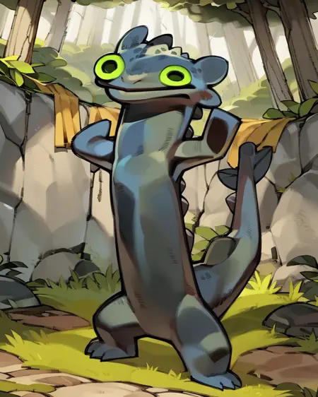 Dancing Toothless
