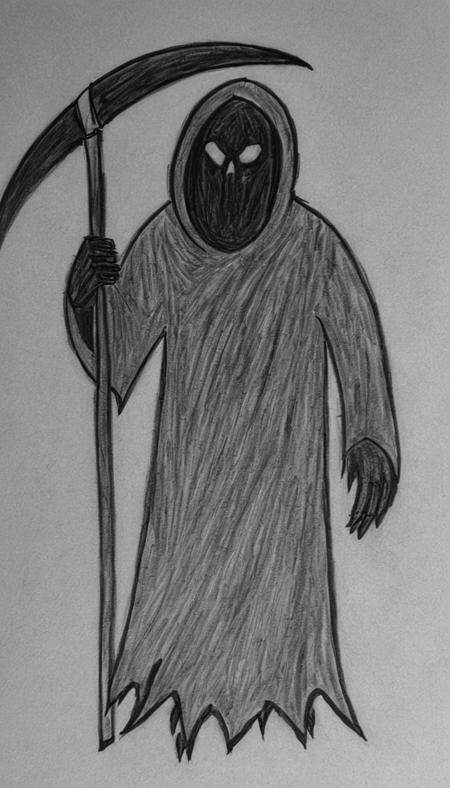 grim reaper <lora:DD-Drawing-XL:1> black and white drawing