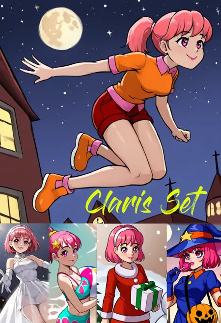 Claris Sinclair from Nights With Multiple Outfits