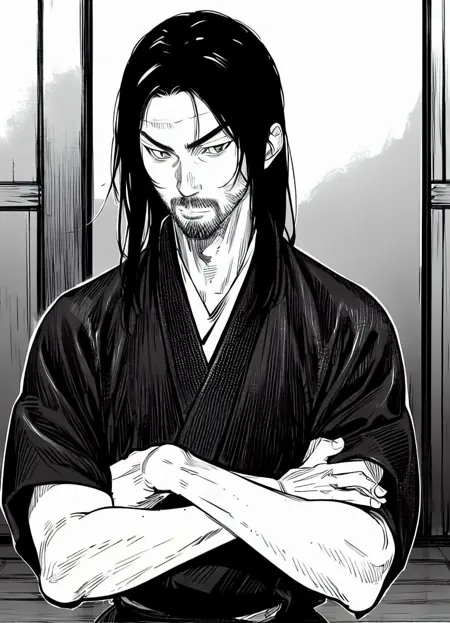 Takehiko Inoue (Vagabond) - Artist Style (LoRA/Lycoris)