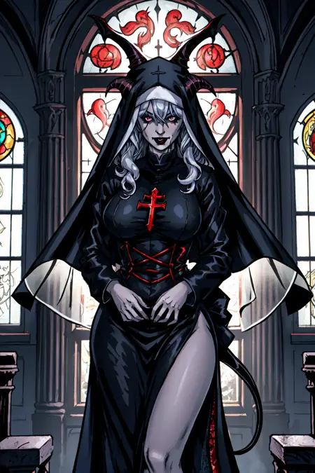 Religious Nightmare Ti Set - EvilHenTNun