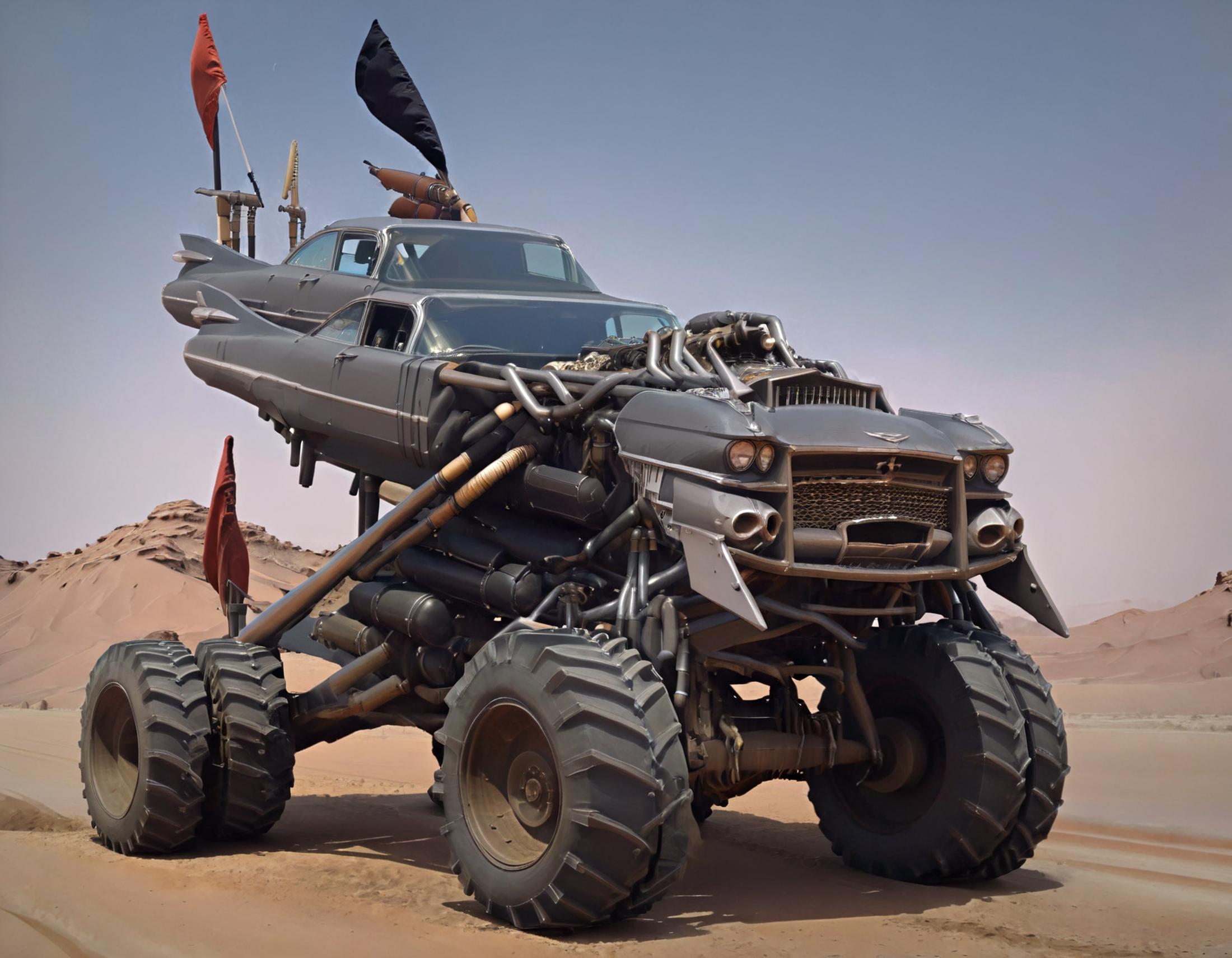 Gigahorse (Mad Max) [SDXL] image by denrakeiw