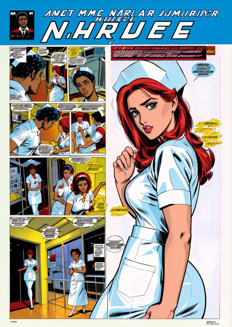 Nurse Comic Generator (EXTREMELY SILLY LoRA EXPERIMENT) image by unknowncity