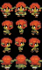 RPG Top Down 4 Direction Walk Cycle [Pony]