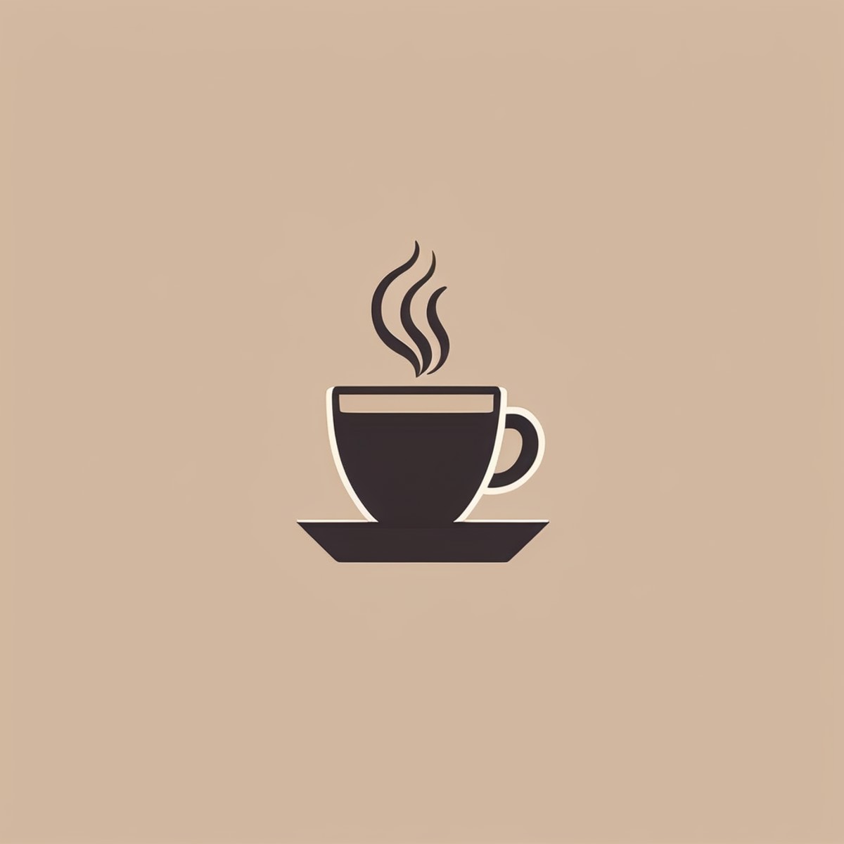 a logo for a coffe shop, coffe, minimalist,  LogoRedAF, <lora:LogoRedmond_LogoRedAF:1>