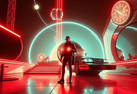 Avant-garde , Robert T techno style , retro futurism