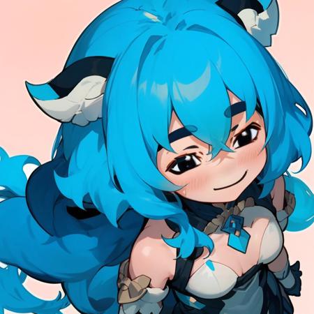 girl,chibi, from above, blue hair, very long hair, white background,  <lyco:Emotes-remaster-v1:0.8><lyco:robux-face-v1-step00001300:1.0>