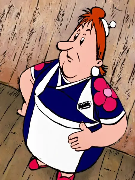 Carlson is back Fröken Hildur Bock | Карлсон вернулся - Фрекен Бок