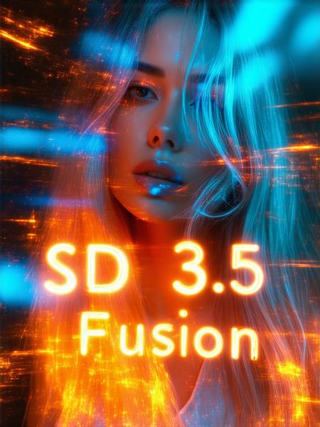 SD 3.5 Fusion (8 steps merge) (Full model & LoRA version) v1 LoRA for SD3.5 Large
