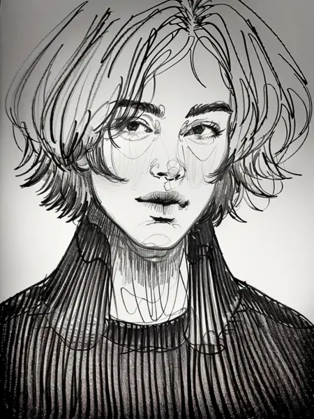 JZCG033-character sketch