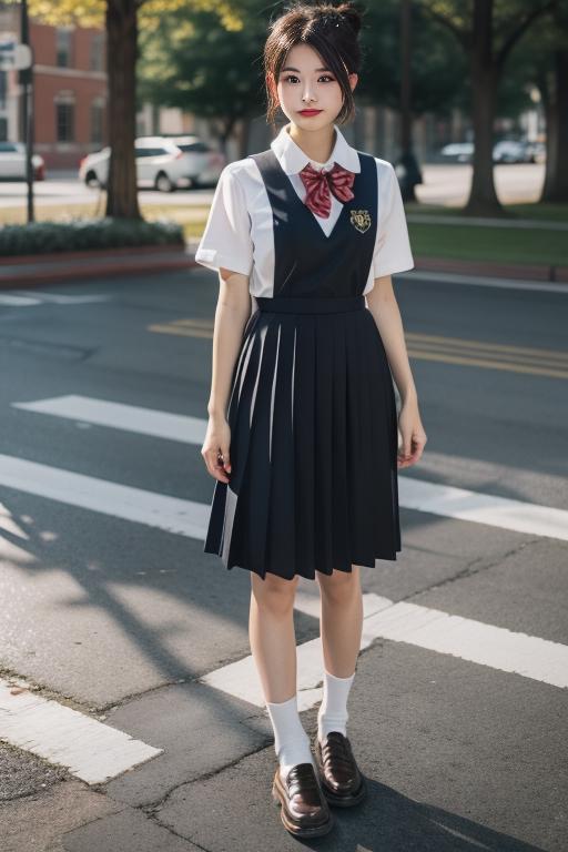 A simple school uniform一件简单的校服 image by Thxx