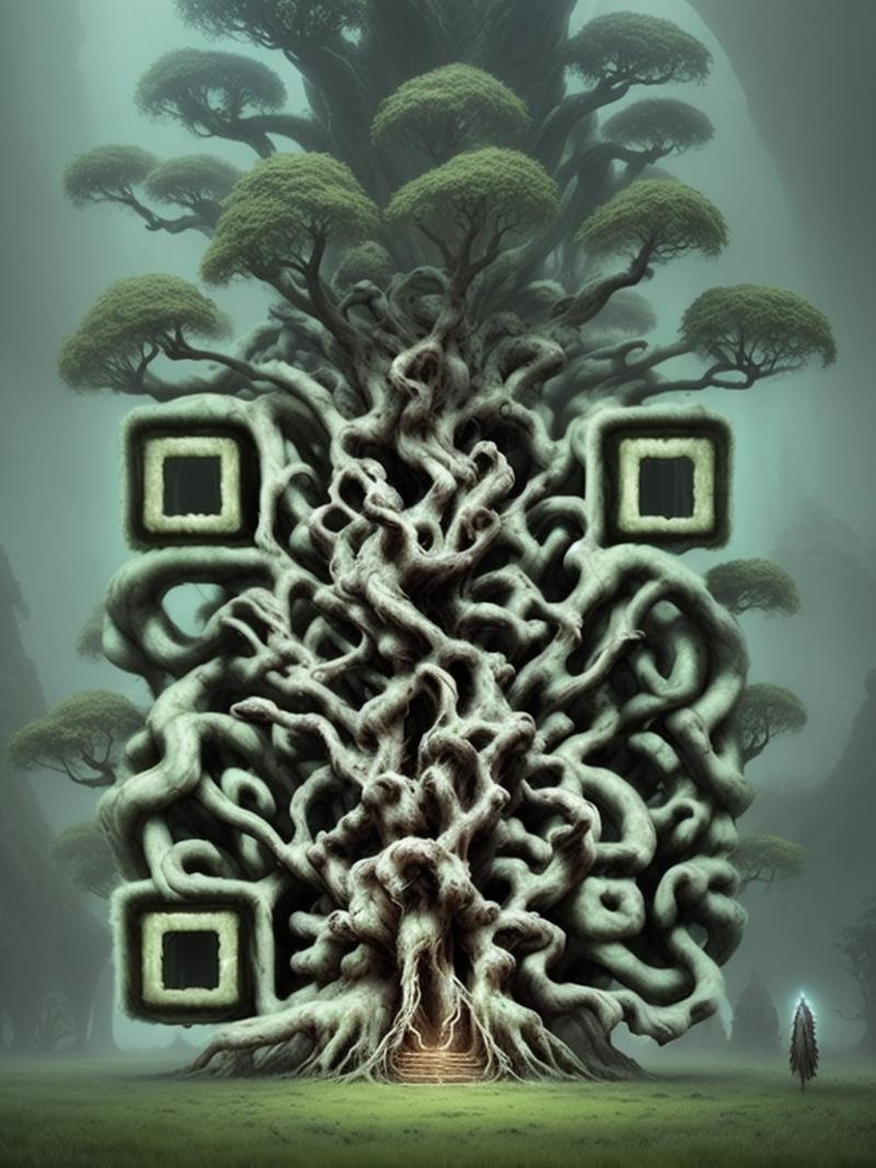 QR Code Monster image by achiru