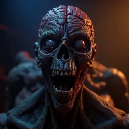 Horror Zombie style "The House of the Dead" F1D + Pony